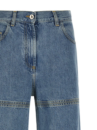 Blue Cotton Jeans Denim