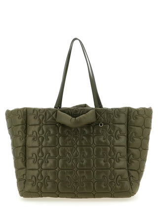 Bicolor Recycled Polyamide Tote Bag