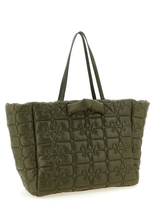 Bicolor Recycled Polyamide Tote Bag