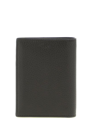 Brown Calfskin Leather Wallet