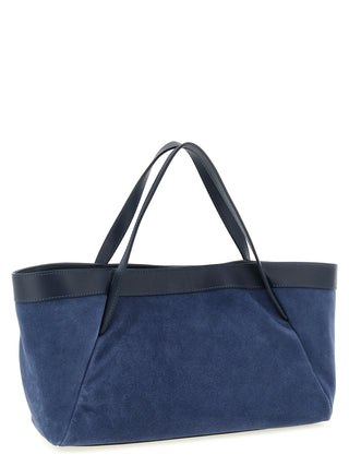Blue Polyethylene Shoulder Bag