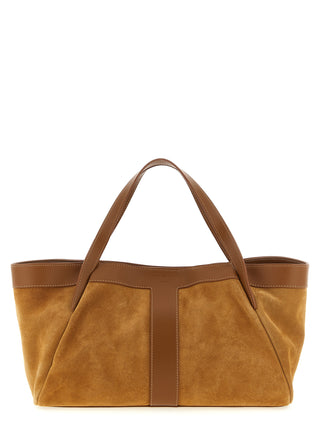 Brown Polyethylene Shoulder Bag