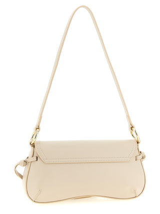 White Leather Shoulder Bag