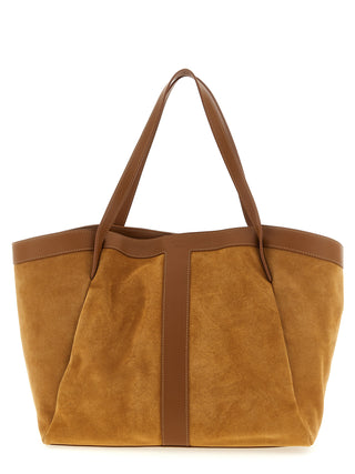 Brown Polyethylene Tote Bag