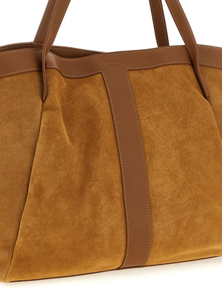 Brown Polyethylene Tote Bag