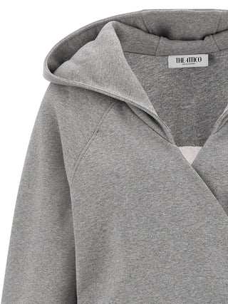 Gray Cotton Short Dress