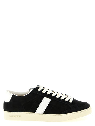 Zapatillas bajas bicolor de cuero