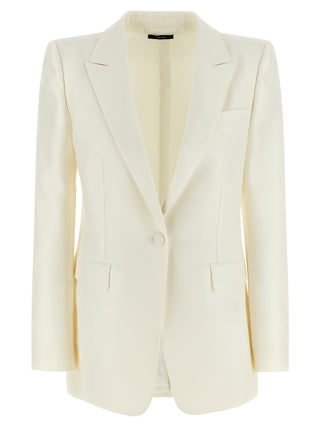 White Wool Blazer