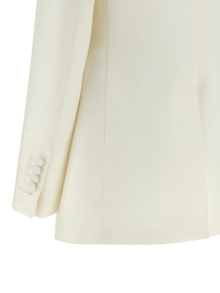 White Wool Blazer