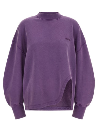 Purple Cotton Sweatshirt