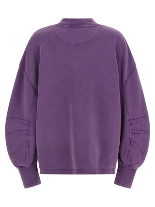 Purple Cotton Sweatshirt