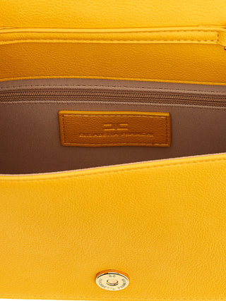 Bicolor Polyester Crossbody Bag
