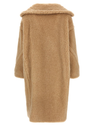 Beige Alpaca Leather Coat