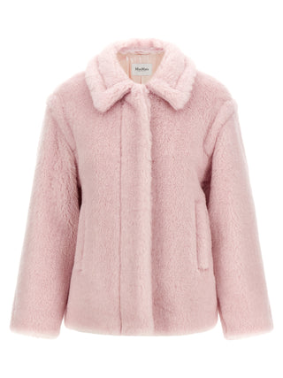 Multicolor Alpaca Leather Coat