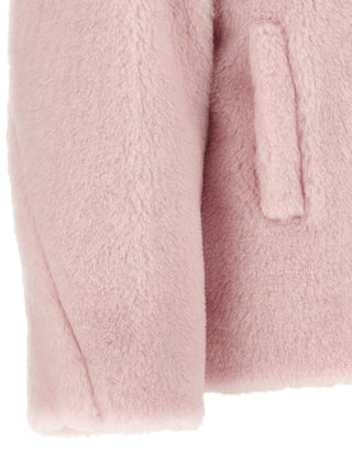 Multicolor Alpaca Leather Coat
