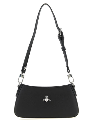 Black Polyethylene Shoulder Bag