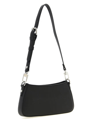 Black Polyethylene Shoulder Bag