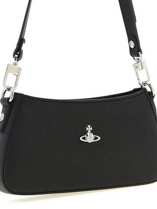 Black Polyethylene Shoulder Bag