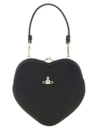 Black Viscose Handbag