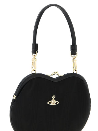 Black Viscose Handbag