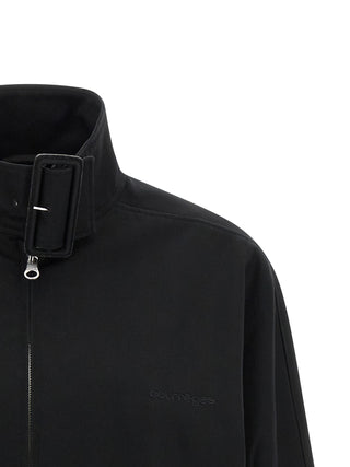 Bomber negra de algodón