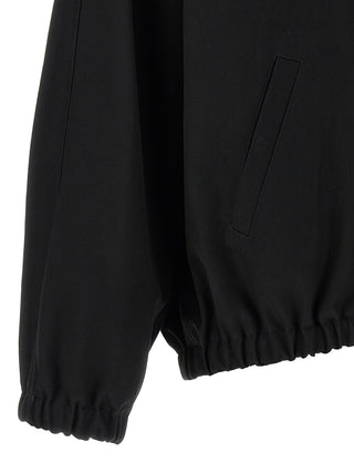 Bomber negra de algodón