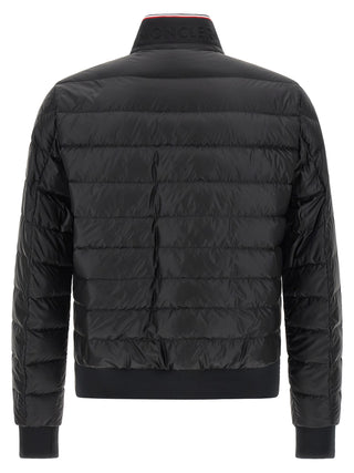Black Polyamide Full-Length Jacket
