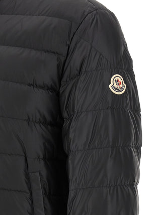 Black Polyamide Full-Length Jacket