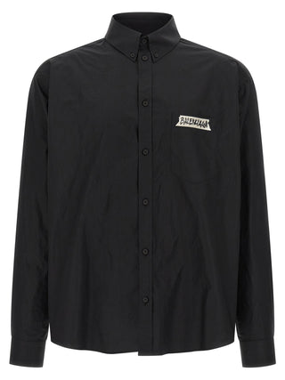 Black Cotton Blouse