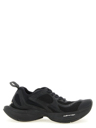 Zapatillas deportivas atléticas de poliéster negro