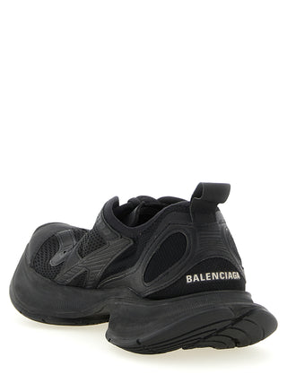 Zapatillas deportivas atléticas de poliéster negro