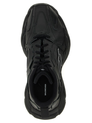 Black Calfskin Athletic Sneakers