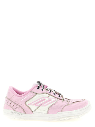Multicolor Calfskin Athletic Sneakers