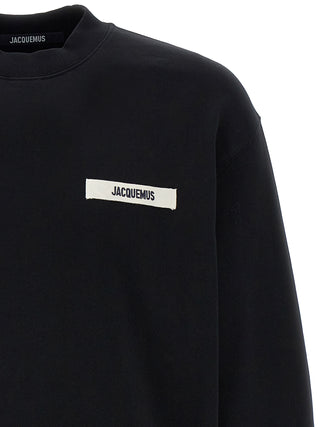 Black Cotton Sweatshirt