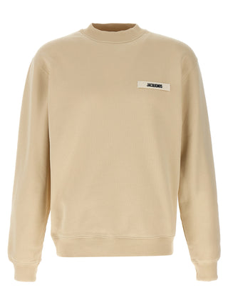 Sudadera beige de algodón