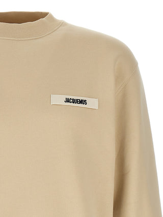 Beige Cotton Sweatshirt
