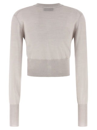 Gray Wool Cardigan