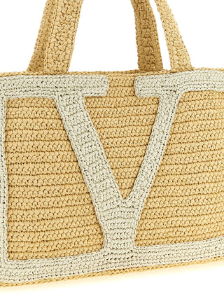 Bolso tote blanco de viscosa