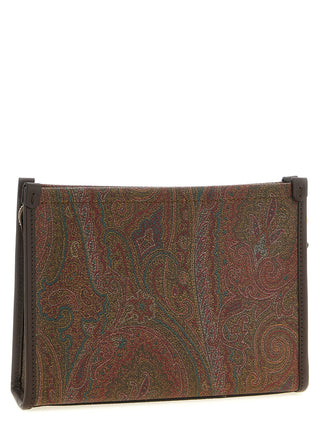 Multicolor Cotton Clutch Bag