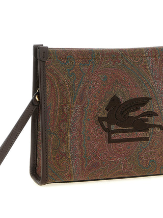 Multicolor Cotton Clutch Bag