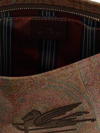 Multicolor Cotton Clutch Bag
