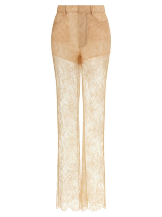 Multicolor Polyamide Flared Pants