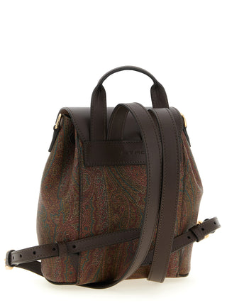 Multicolor Cotton Backpack
