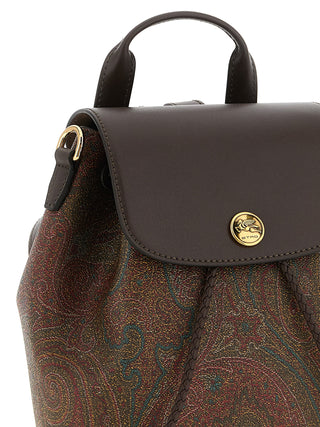 Multicolor Cotton Backpack