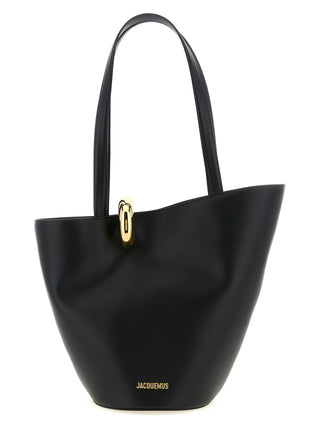 Black Cowhide Shoulder Bag