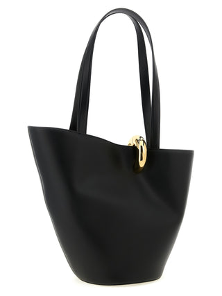 Black Cowhide Shoulder Bag