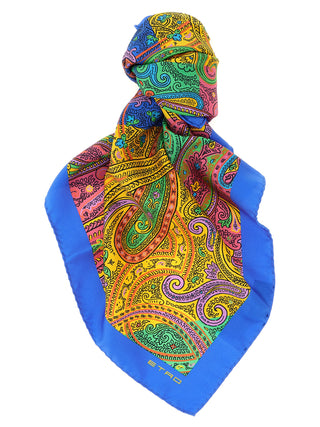Multicolor Silk Scarf