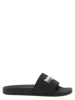 Black Plastic Slides