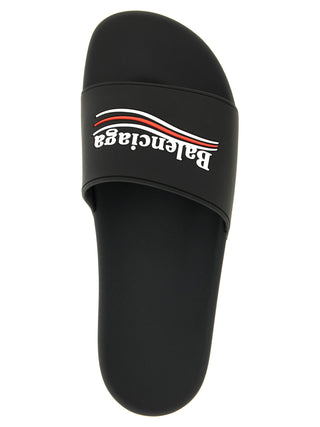 Black Plastic Slides