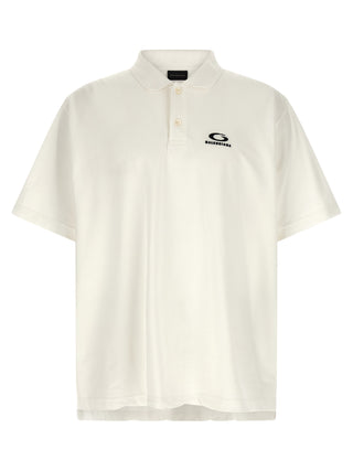 White Cotton Polo Shirt